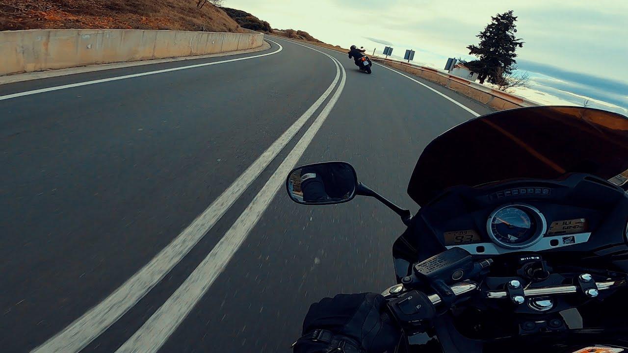 1280x720 SUZUKI V STROM 1000 Vs HONDA CBF 1000. Canyon Twisties. REMUS TITANIUM RAW SOUND
