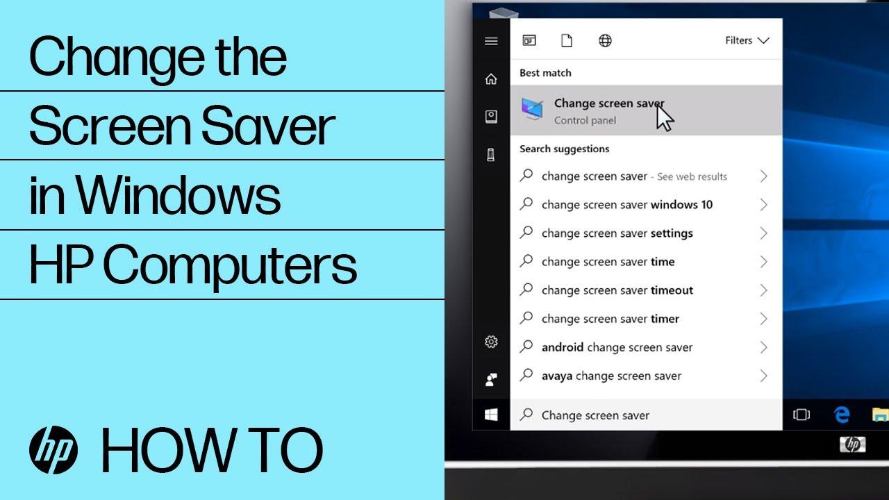1280x720 Change the Screen Saver in Windows