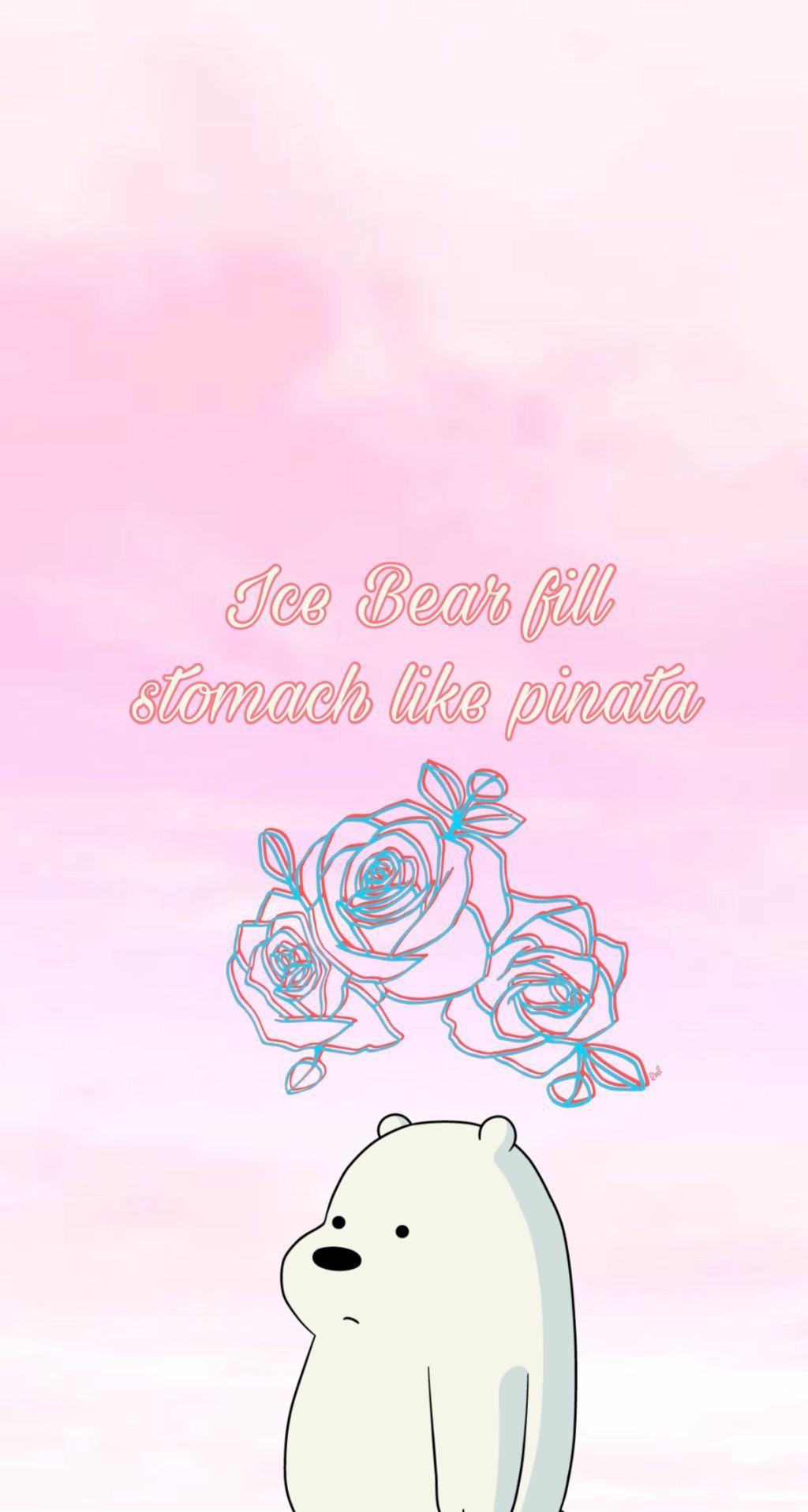 1024x1916 Ice Bear iPhone Wallpaper