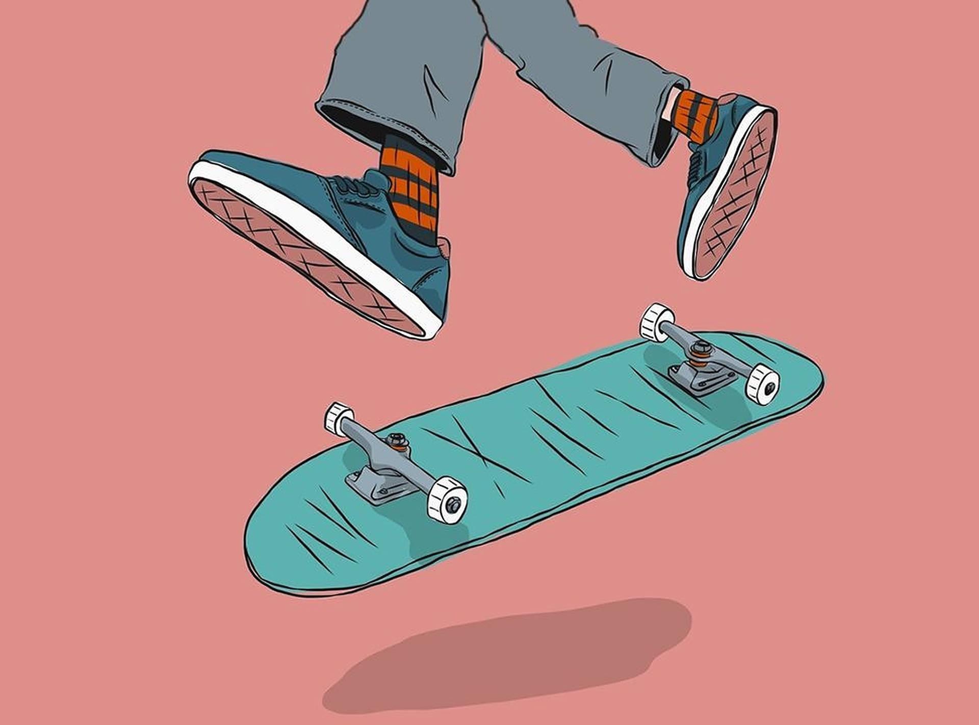 1920x1422 Download Skater Boy Aesthetic Pastel Pink Wallpaper