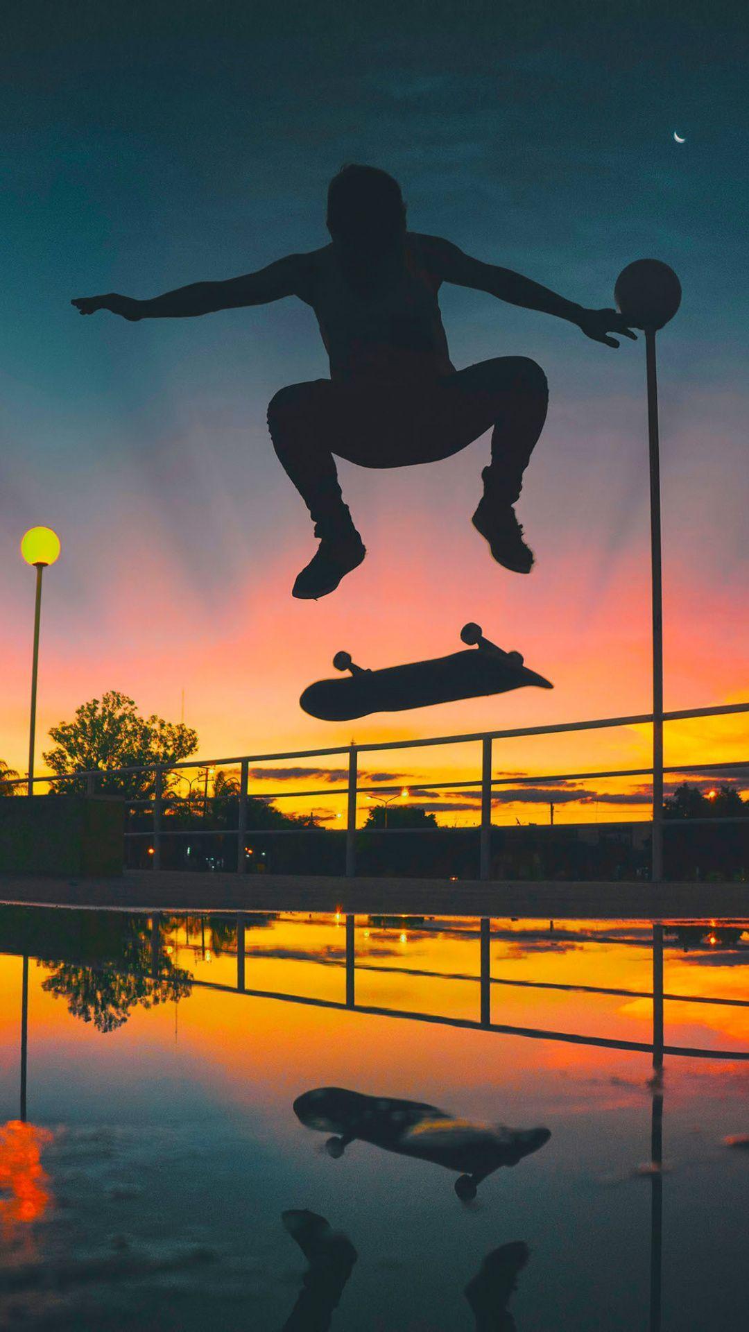 1080x1920 Skateboarding Wallpaper