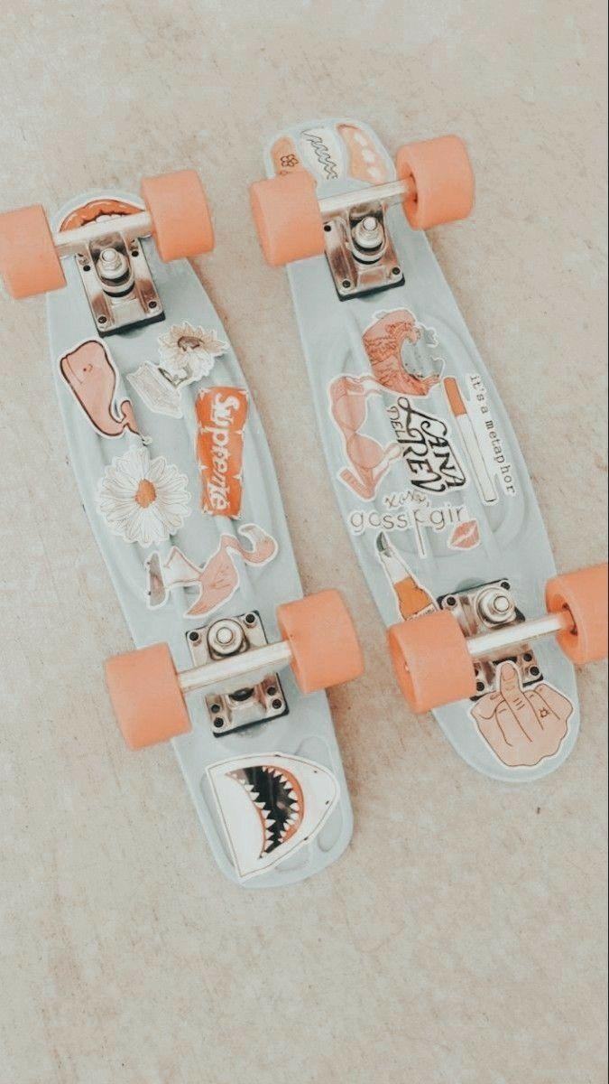 675x1200 Aesthetic Skater College Wallpaper
