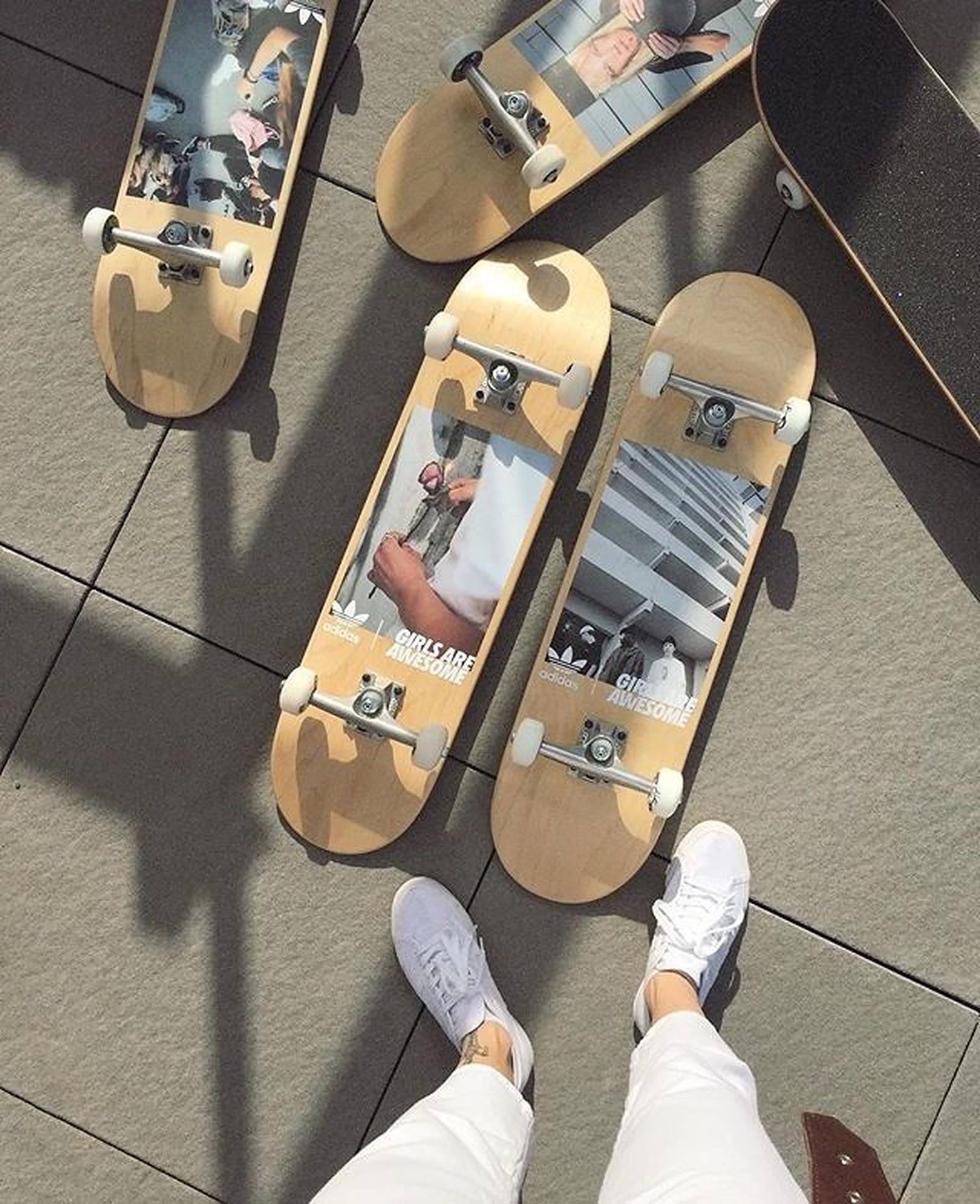 1564x1920 Download Skater Boy Aesthetic Skate Boards Wallpaper