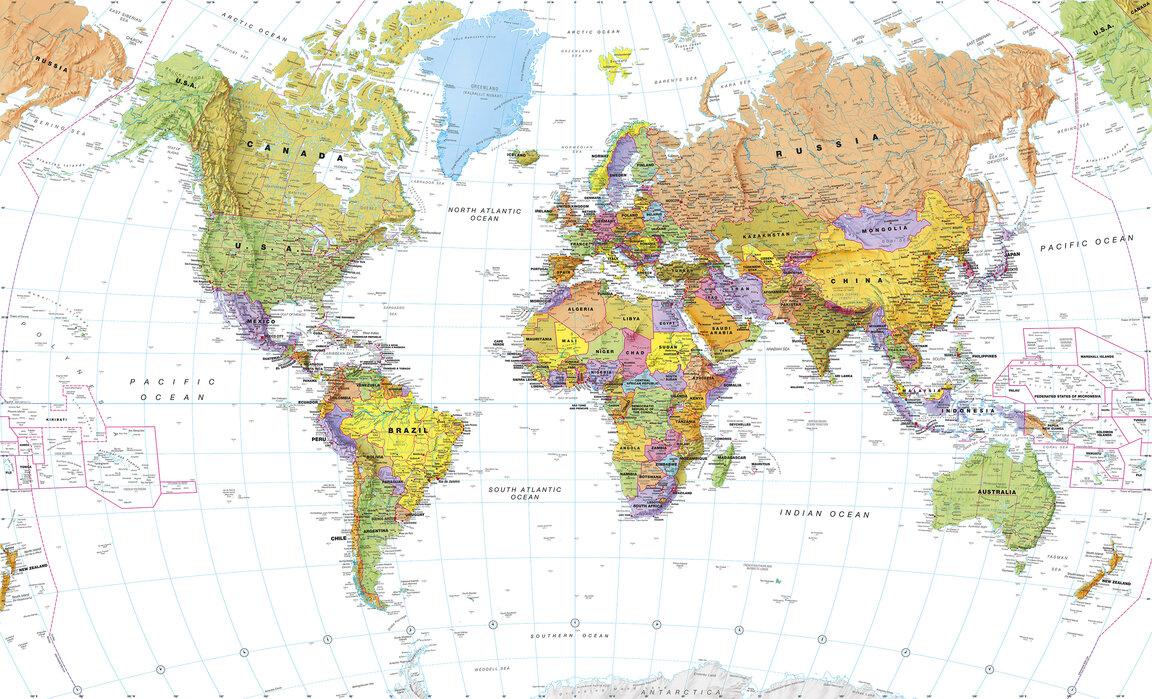 1152x699 Political World Map
