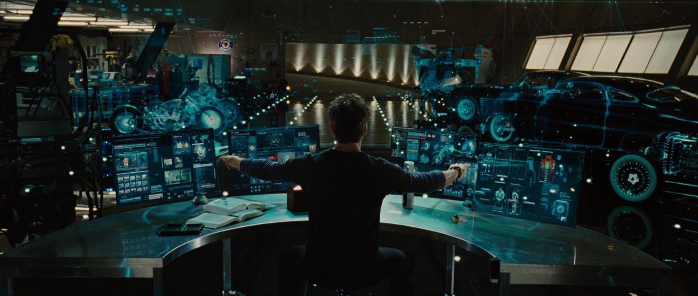1400x595 Iron Man Lab Wallpaper
