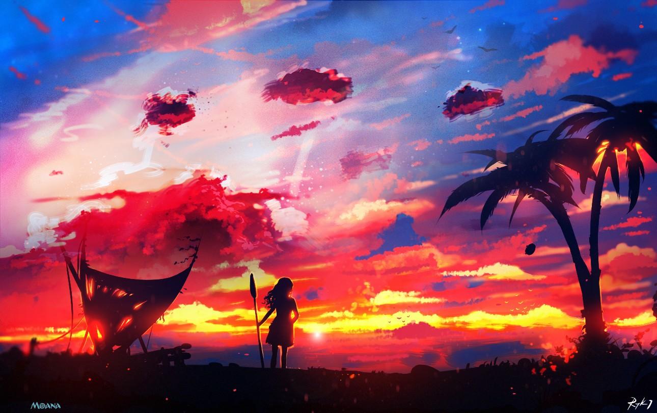 1290x810 Put some island beauty on your desktop with these Moana wallpaper