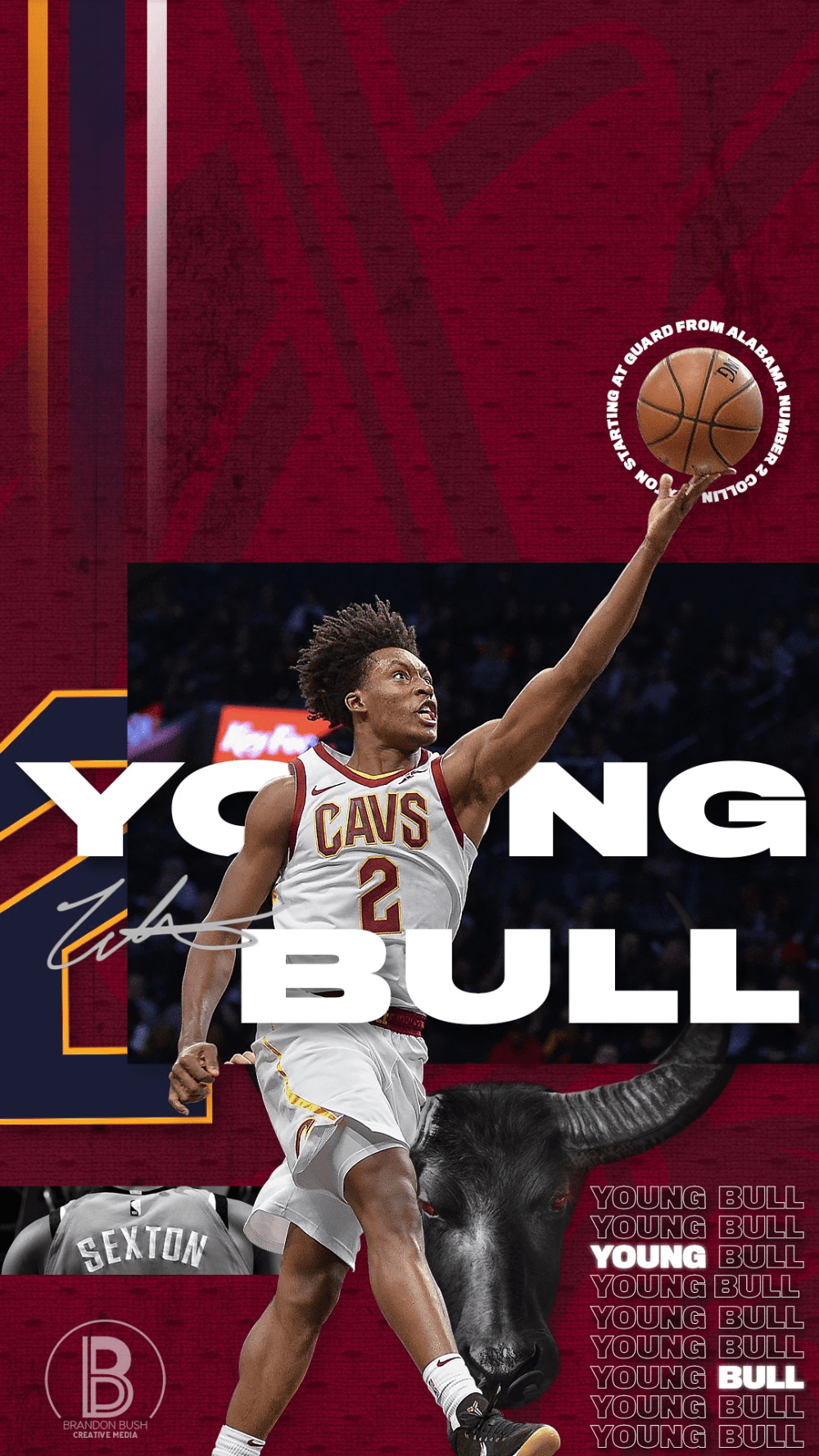 1000x1777 Collin sexton ideas. collins, cleveland cavaliers, cavs