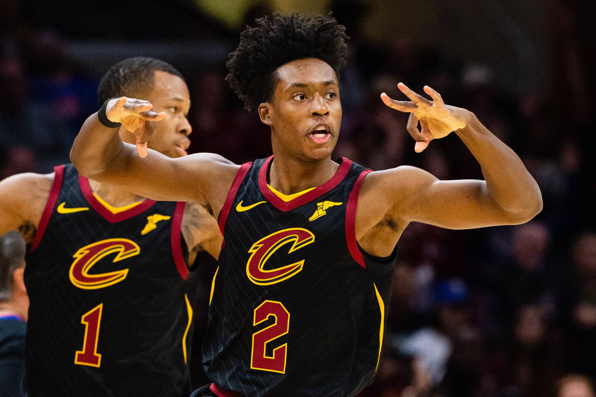 1920x1280 Download Basketball League Collin Sexton Three Points Hand Sign Wallpaper