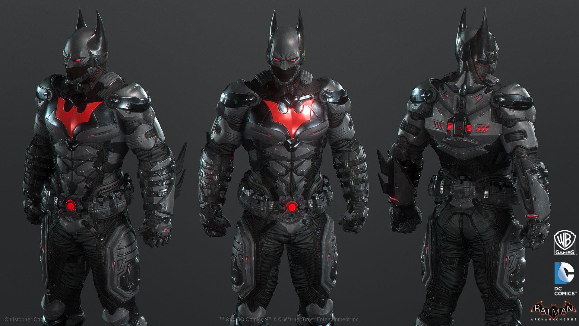 1920x1080 Batman: Arkham Knight Skin, Batman Beyond Game Model