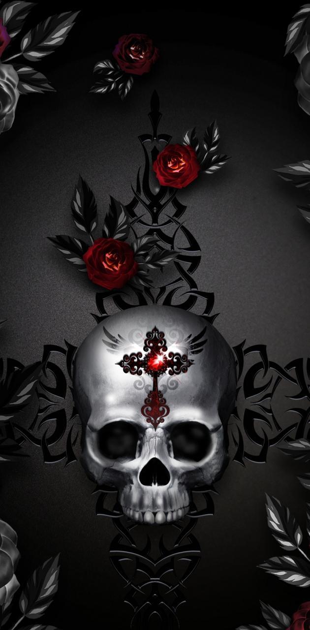 Skull with Roses Wallpapers - Top Free Skull with Roses Backgrounds