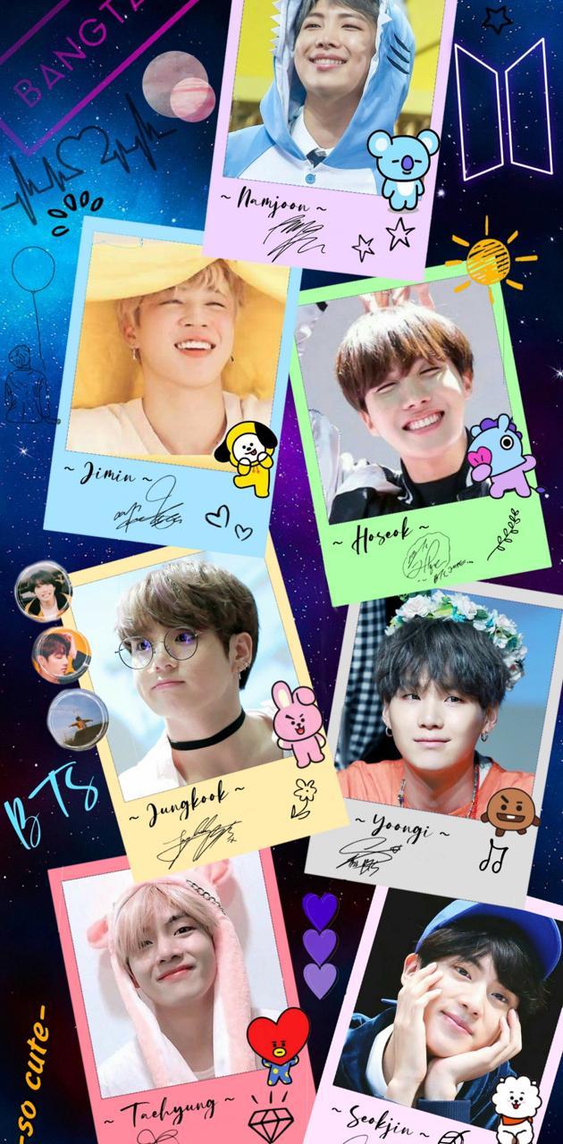 630x1280 BTS Cute Wallpaper