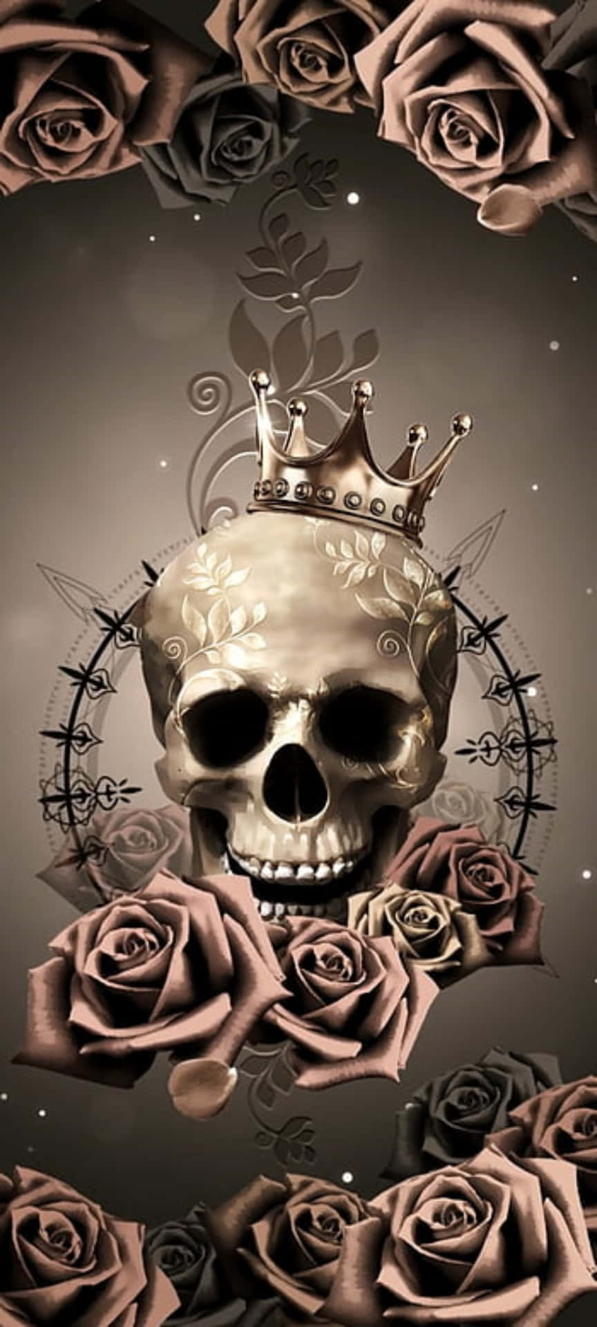 Skull with Roses Wallpapers - Top Free Skull with Roses Backgrounds