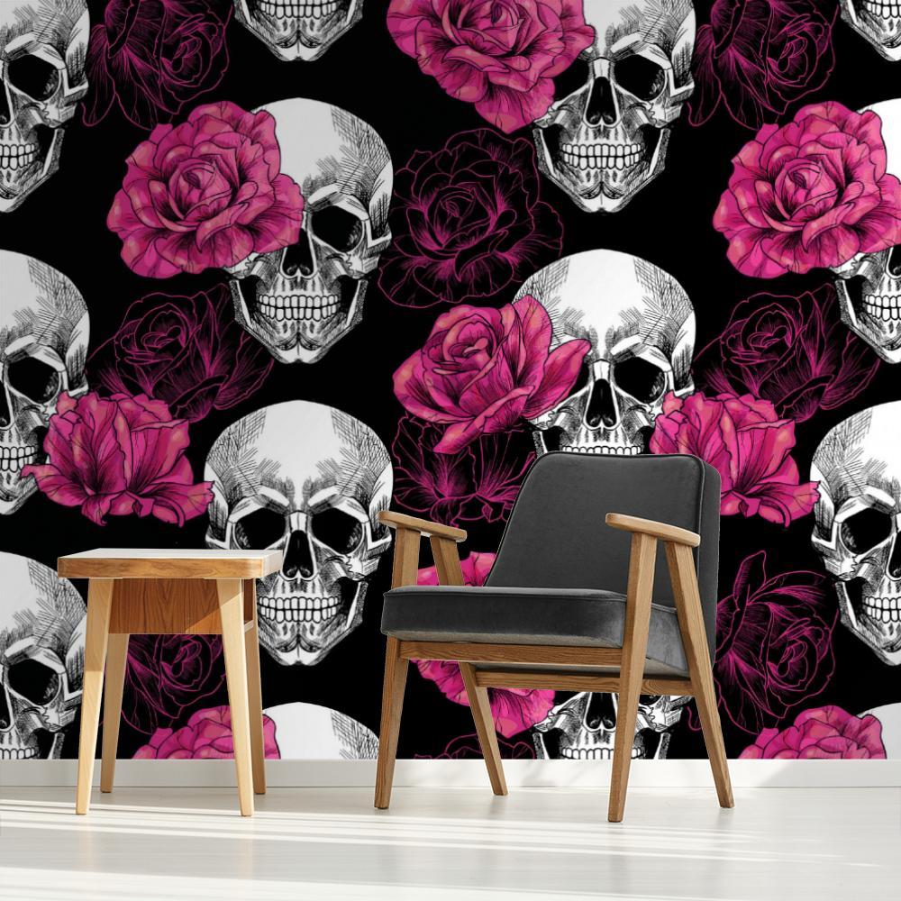 Skull with Roses Wallpapers Top Free Skull with Roses Backgrounds