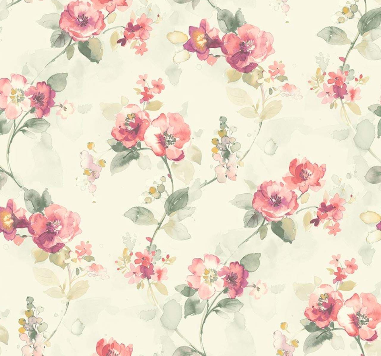 1280x1195 Rose Wallpaper Floral Wallpaper Chinoiserie Wallpaper Vintage Wallpaper Victorian Wallpaper Vintage Floral Wallpaper Flower Wallpaper (Pink Gold Green)