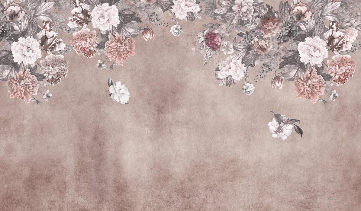 1195x699 Wall Mural Flower Wall Room The Wall Or Peel And Stick