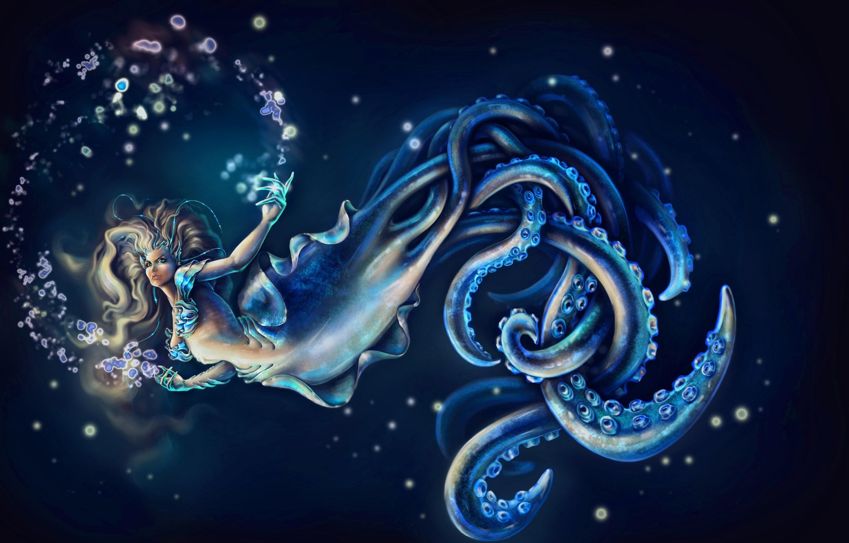 2969x1900 mermaids fantasy art artwork Gallery HD Wallpaper