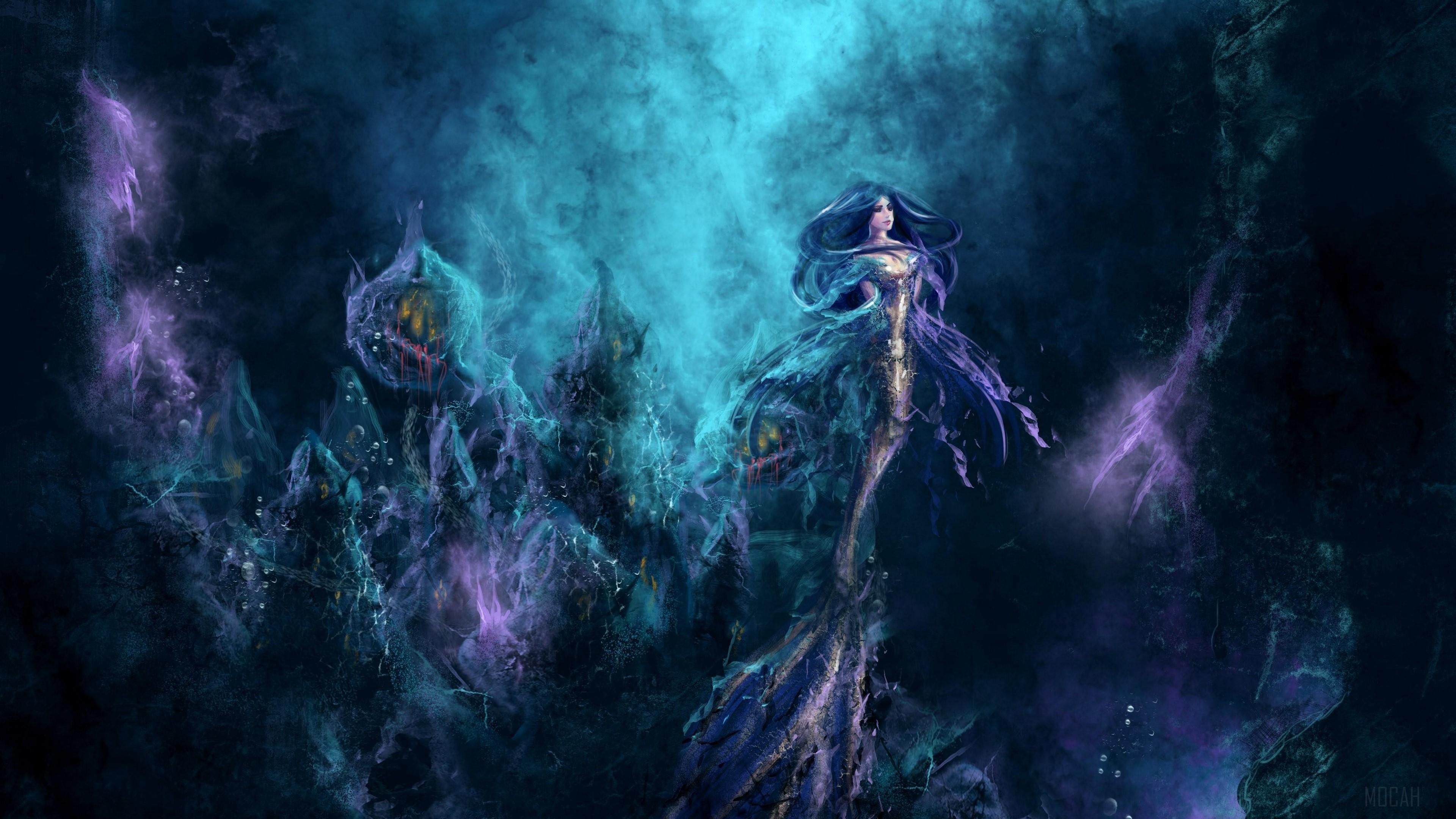 3840x2160 mermaid 1080P, 2k, 4k HD wallpaper, background free download