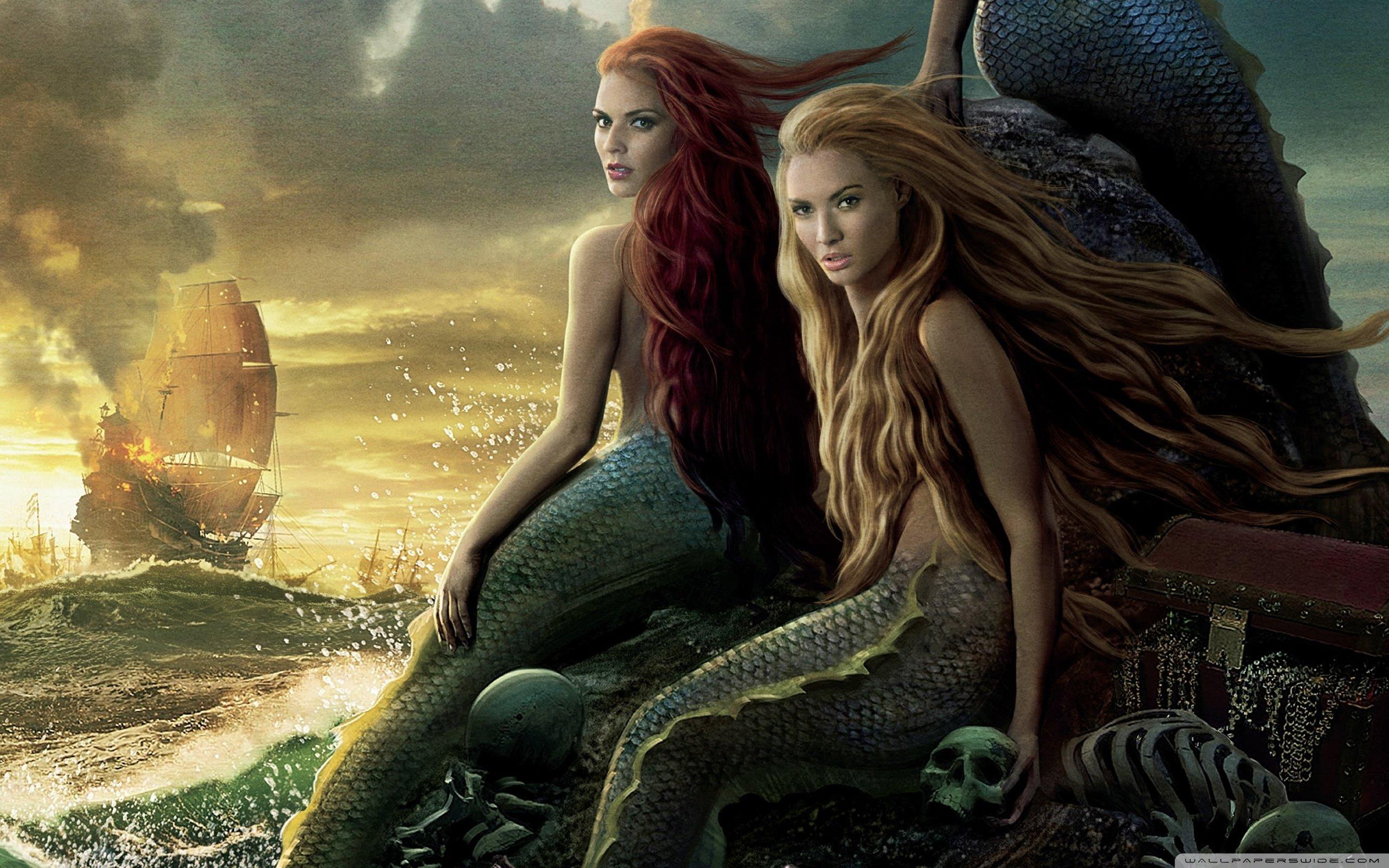 2560x1600 Evil mermaids