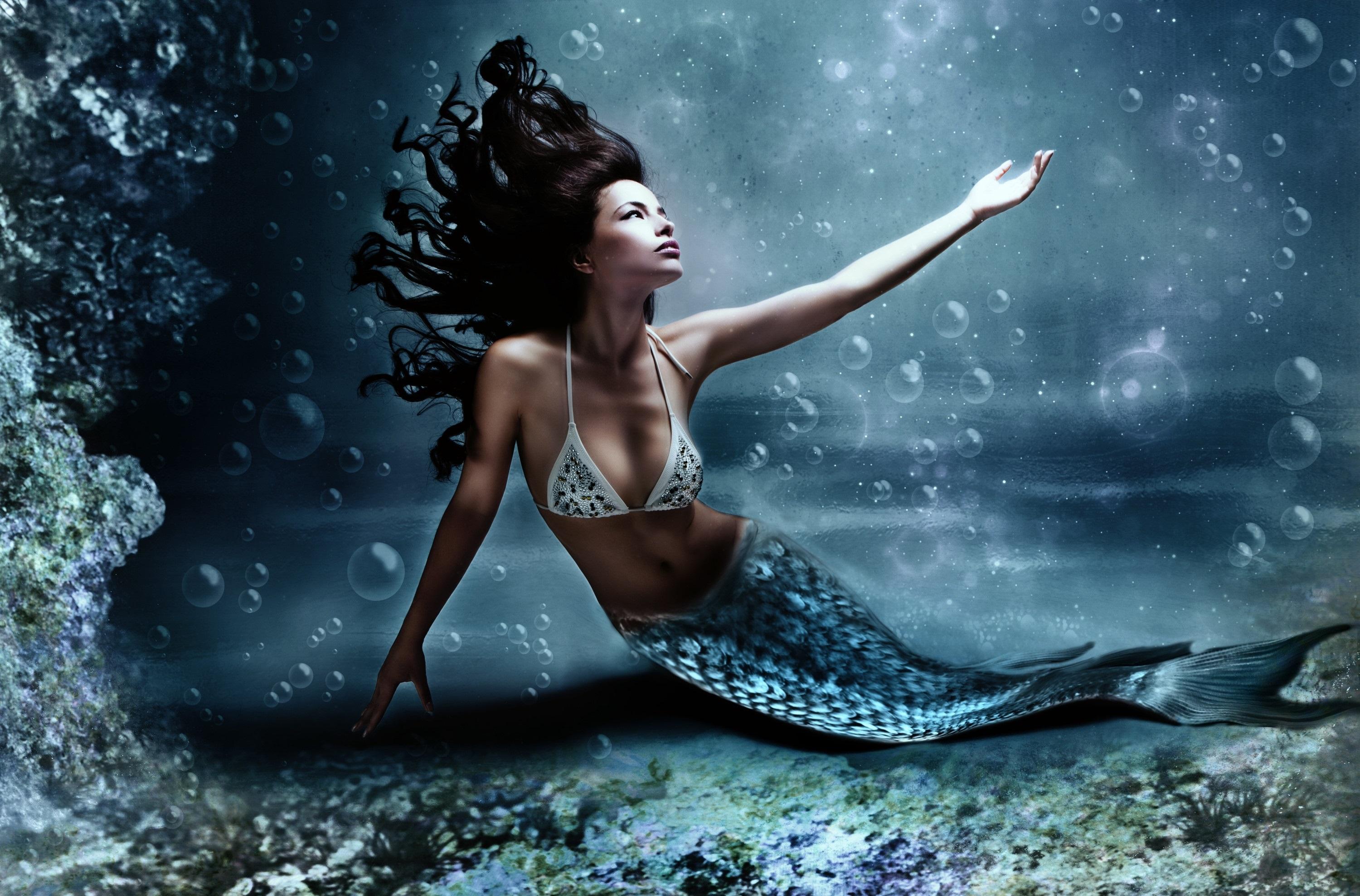3000x1976 Fantasy Mermaid HD Wallpaper
