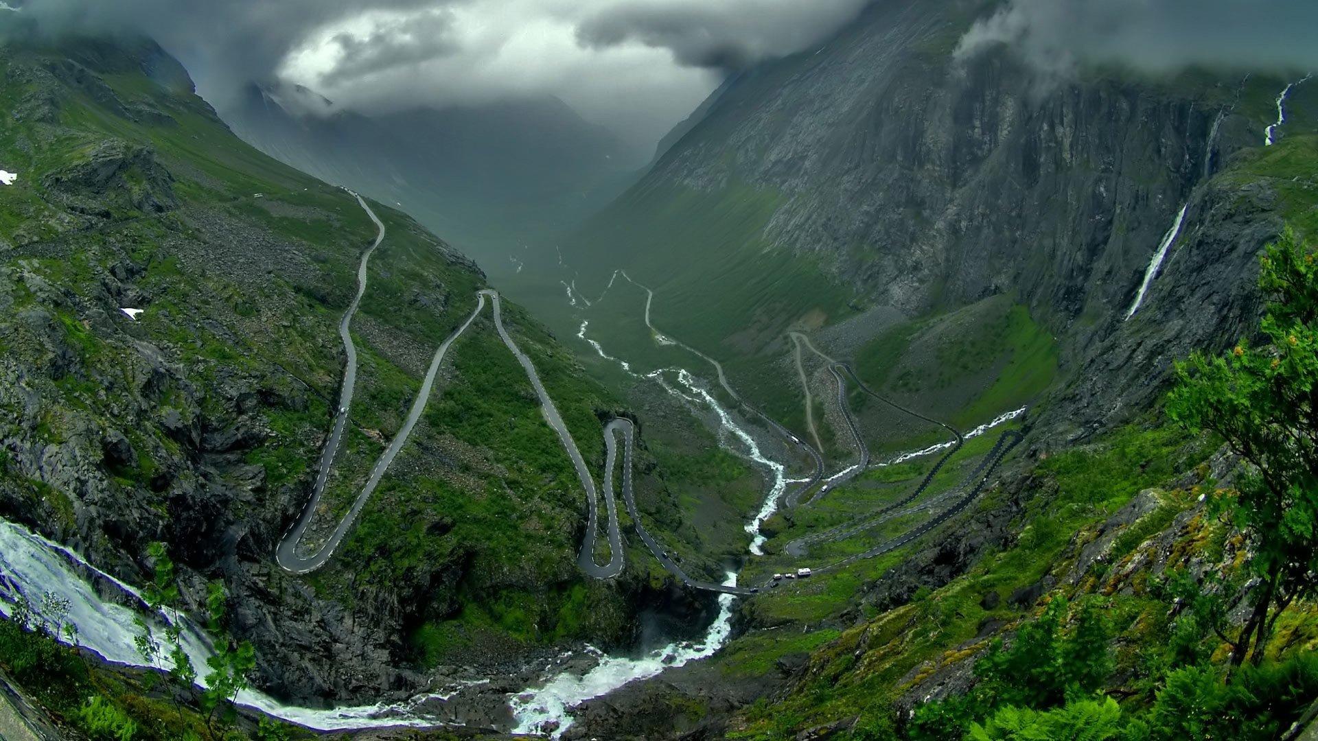 1920x1080 Background Tour Mountain Passes and Driving Roads