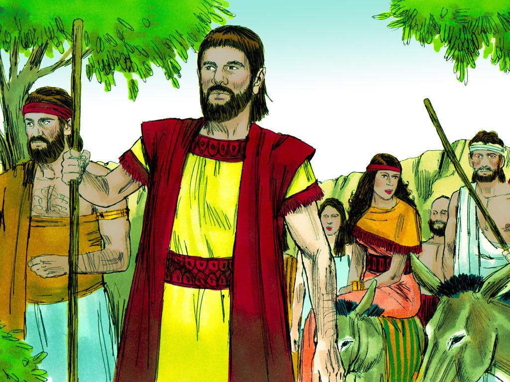 1024x768 FreeBibleimage - Abram (Abraham) and Lot separate - Abraham and Lot choose new places in Canaan to live (Genesis 13)