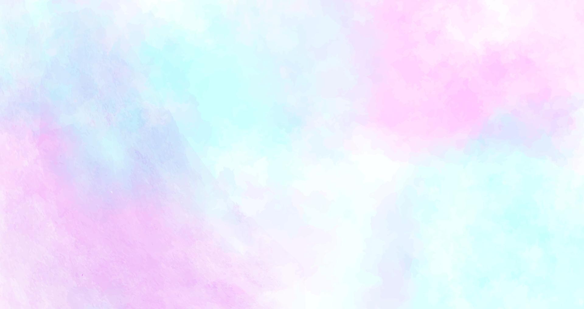 1920x1016 pink and blue watercolor background. pastel mottled border texture and blurred grunge design in old vintage background