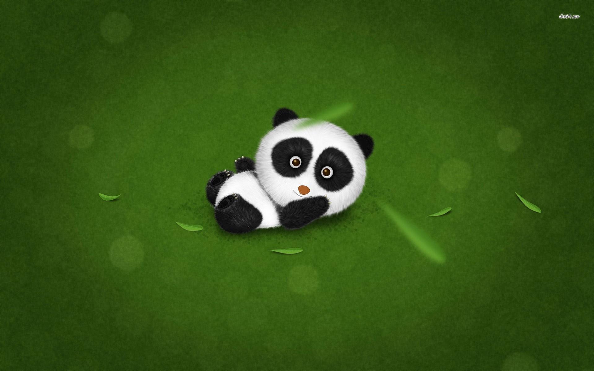 1920x1200 Baby Panda Wallpaper