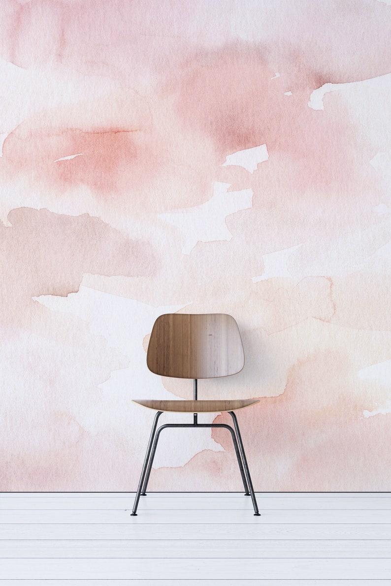 794x1191 Pink watercolor wall wallpaper