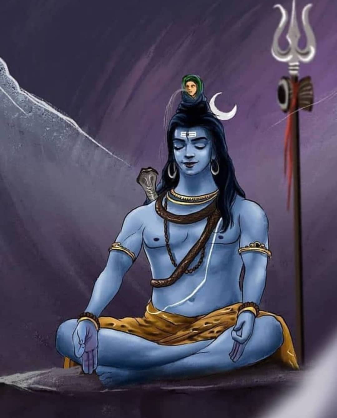 1080x1338 Latest Lord Shiva Image, HD Wallpaper, Photo, Picture, Paintings, illustrations
