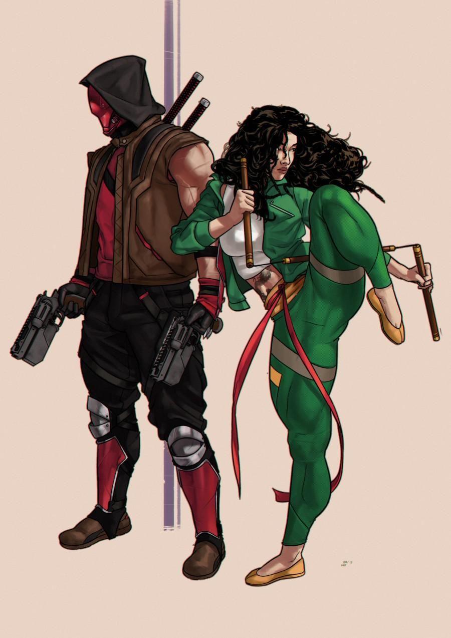 900x1273 Artwork Red Hood And Lady Shiva By Dima Ivanov (Twitter Tumblr). Red Hood, Lady Shiva, Superhero Art