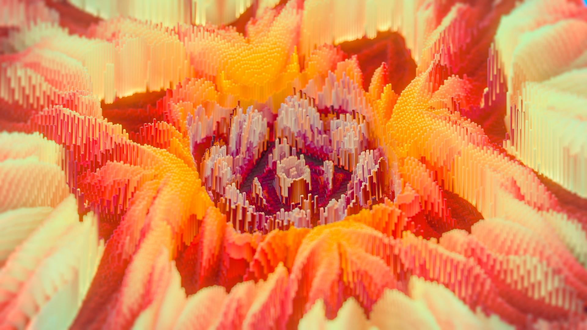 1920x1080 Full HD 1080p pixel sorting wallpaper free download