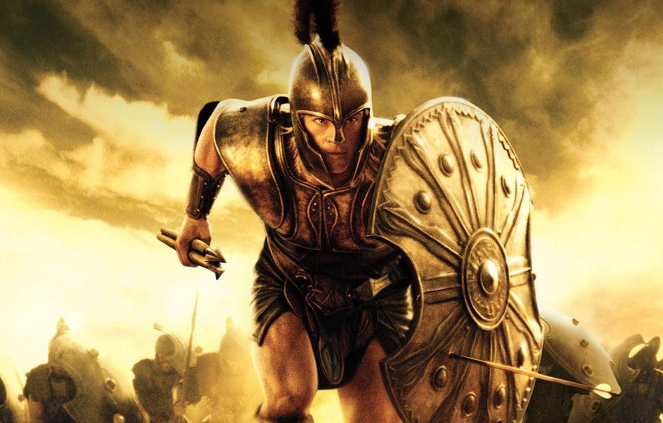 1332x850 Wallpaper Brad Pitt, Troy, Achilles image for desktop, section фильмы