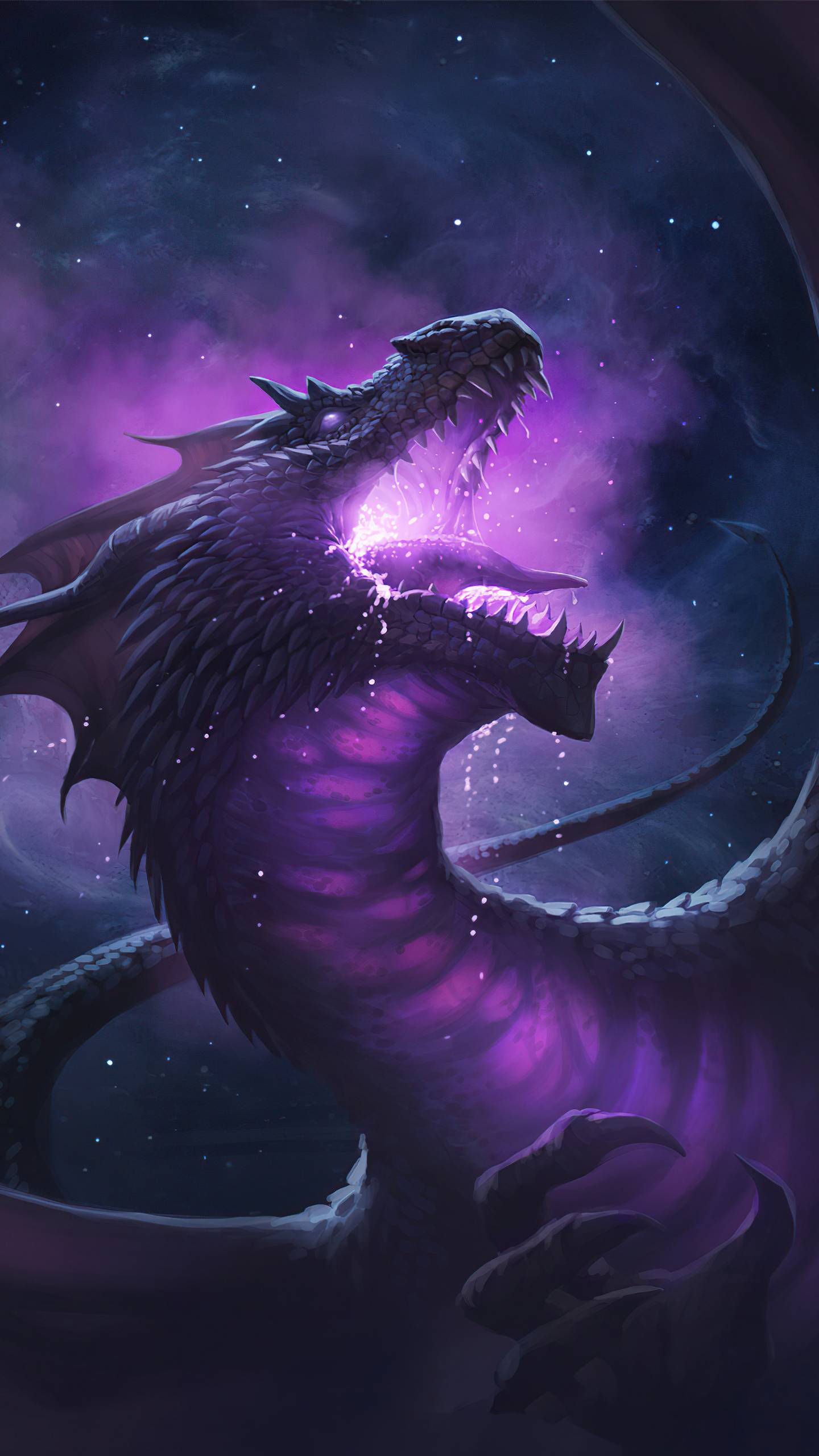 Galaxy Dragon wallpaper by AbdxllahM  Download on ZEDGE  26b6