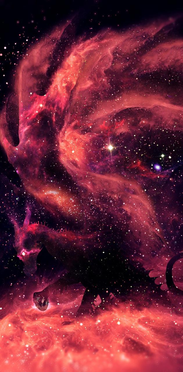 630x1280 Galaxy Dragon wallpaper
