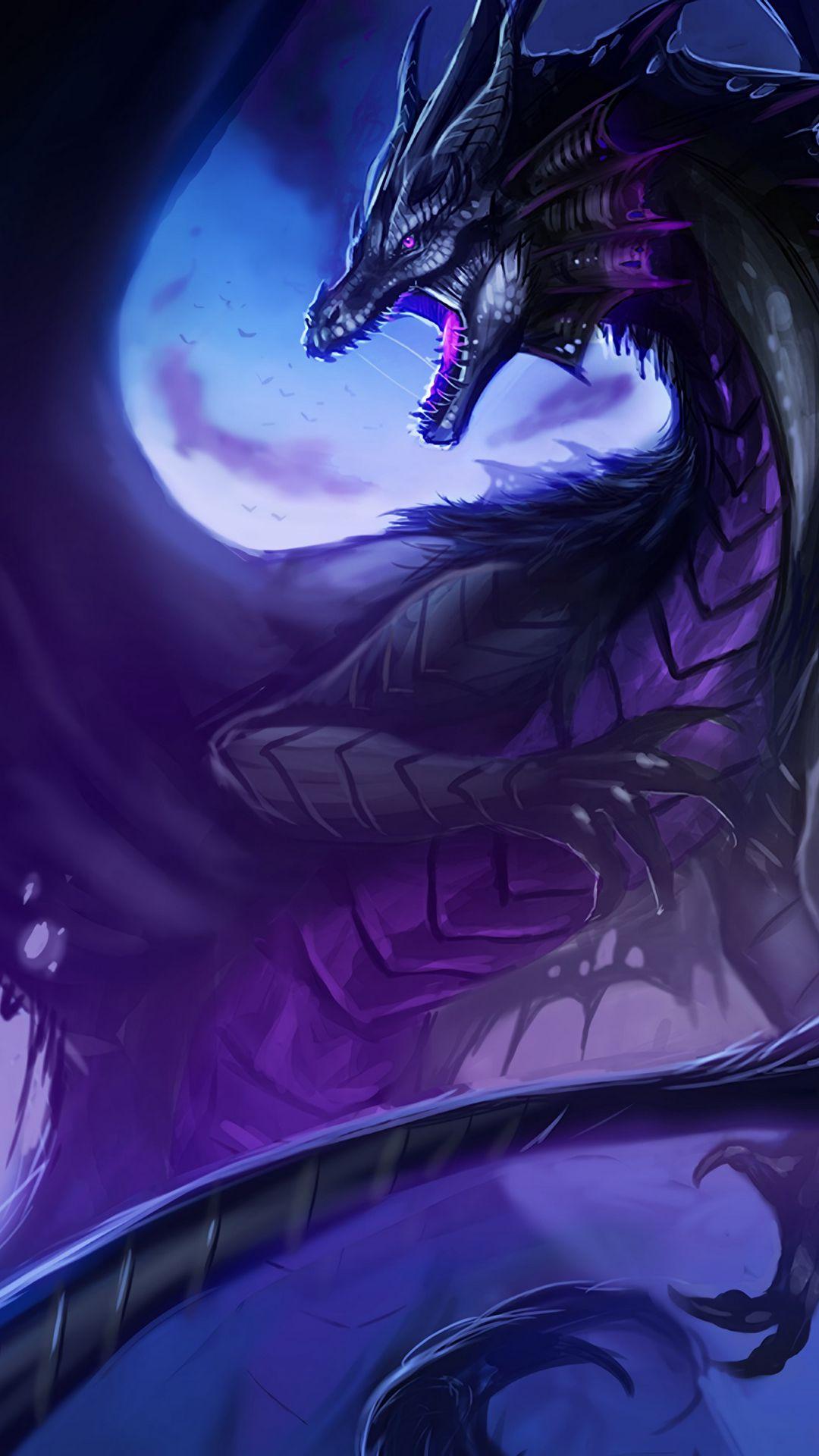 1080x1920 Download wallpaper 1080x1920 dragon, grin, fantasy, creature, art samsung galaxy s s note, sony xperia z, z z z htc one, lenovo vibe HD background