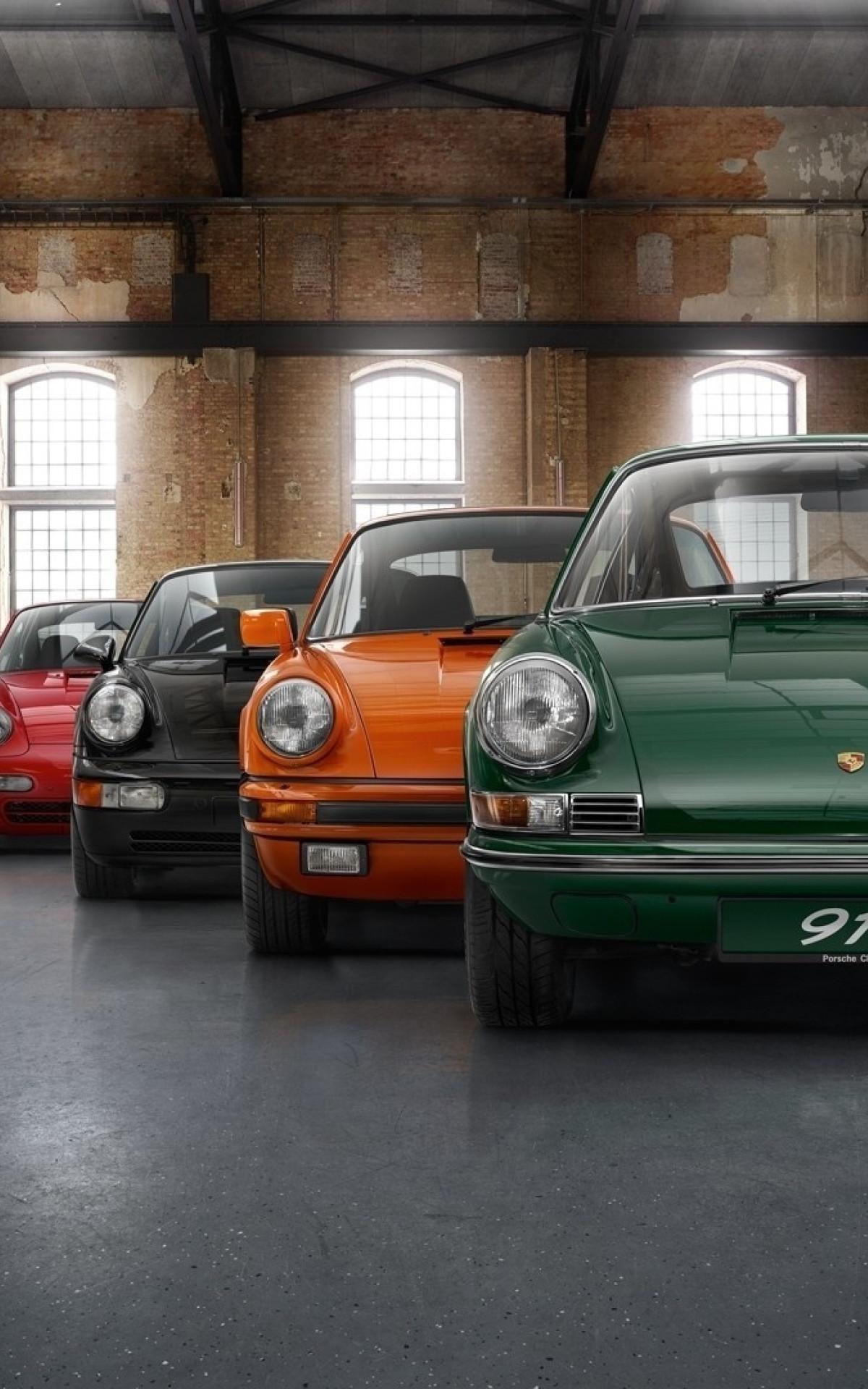 1200x1920 Porsche 911 Sport Cars In Red Orange Black Green 1200x1920 Resolution Wallpaper, HD Cars 4K Wallpaper, Image, Photo and Background