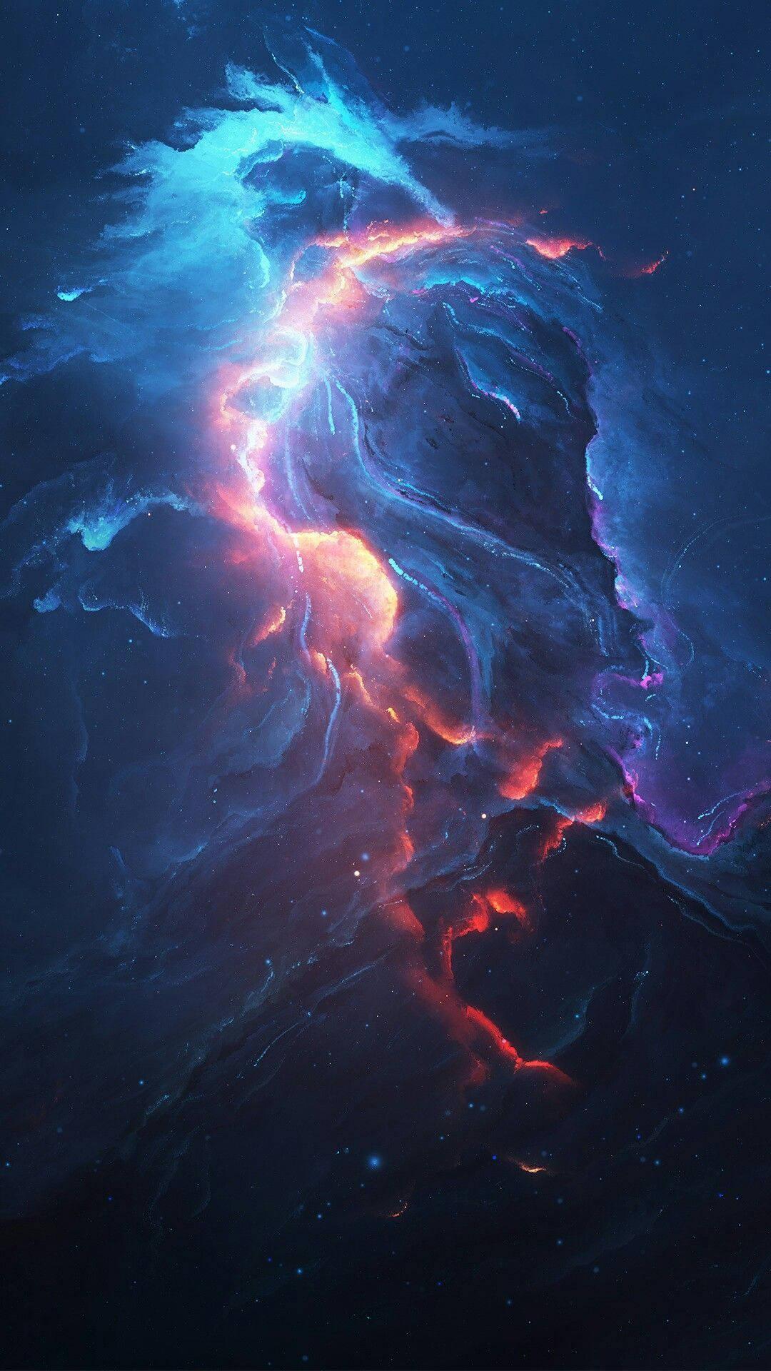 1080x1920 Download Galaxy Dragon Wallpaper