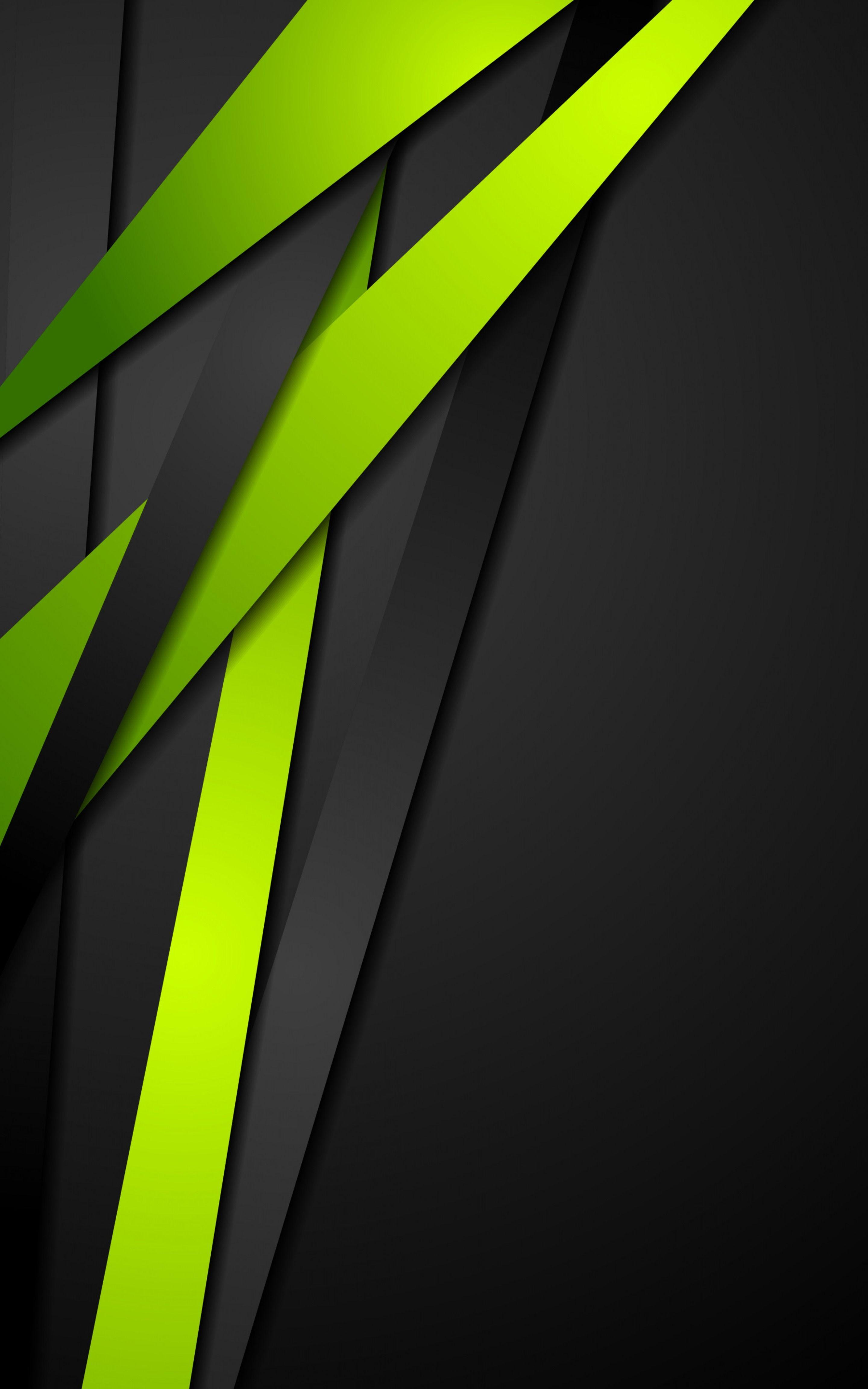 2880x4608 Green Black Background Design Abstract Geometry UltraHD 4K HD Phone Wallpaper Geometric Minimal Art. Arte de garaje, Impresiones en 3D, Arte