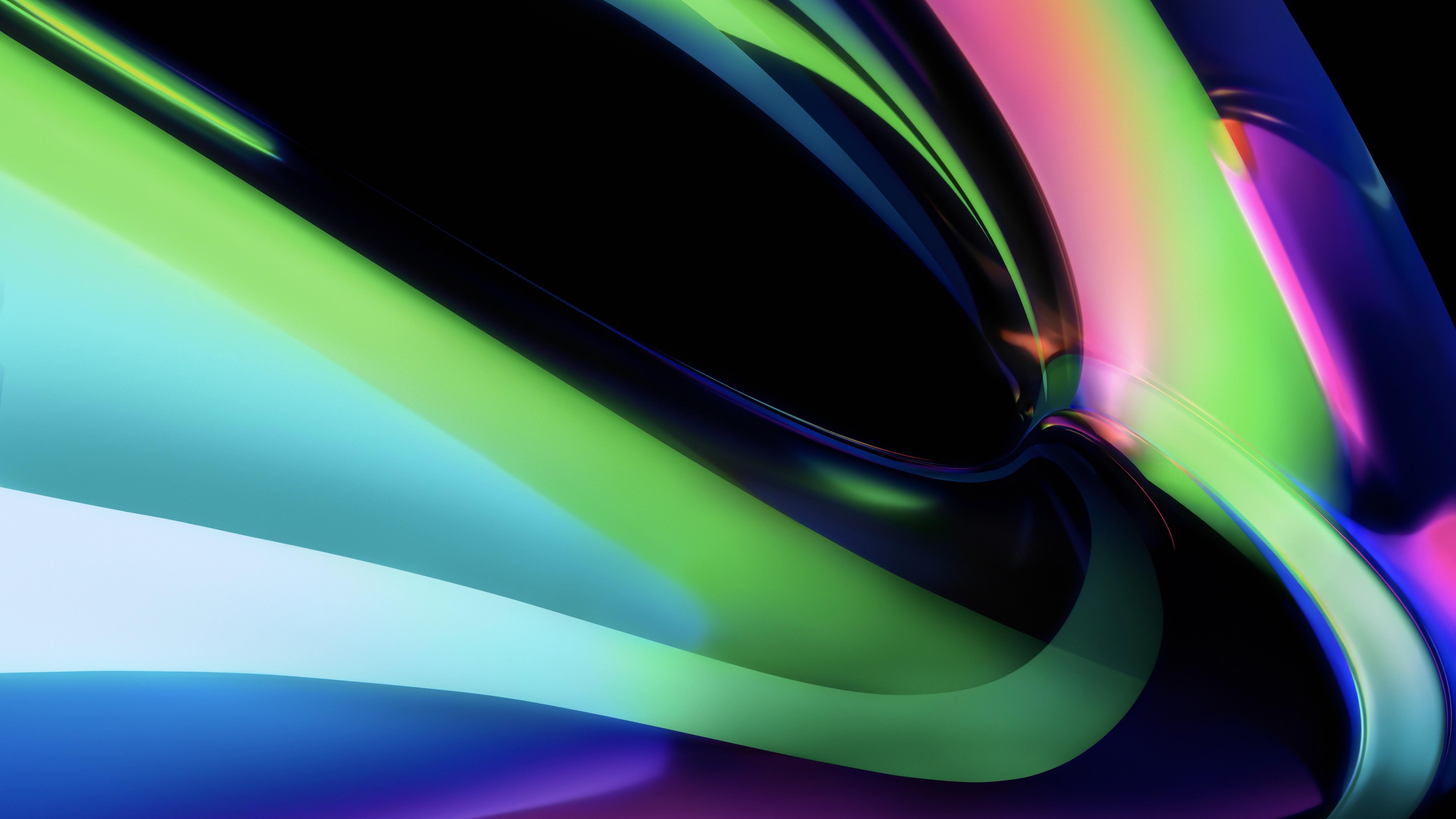 6016x3384 MacBook Pro Wallpaper 4K, Apple M Multicolor, Abstract