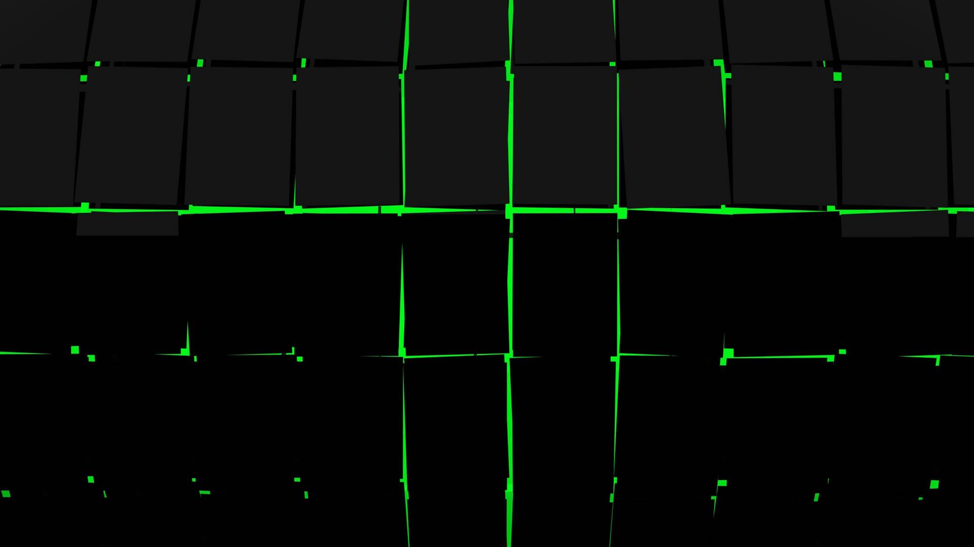 1920x1080 Download Black And Green Grid Pattern Wallpaper