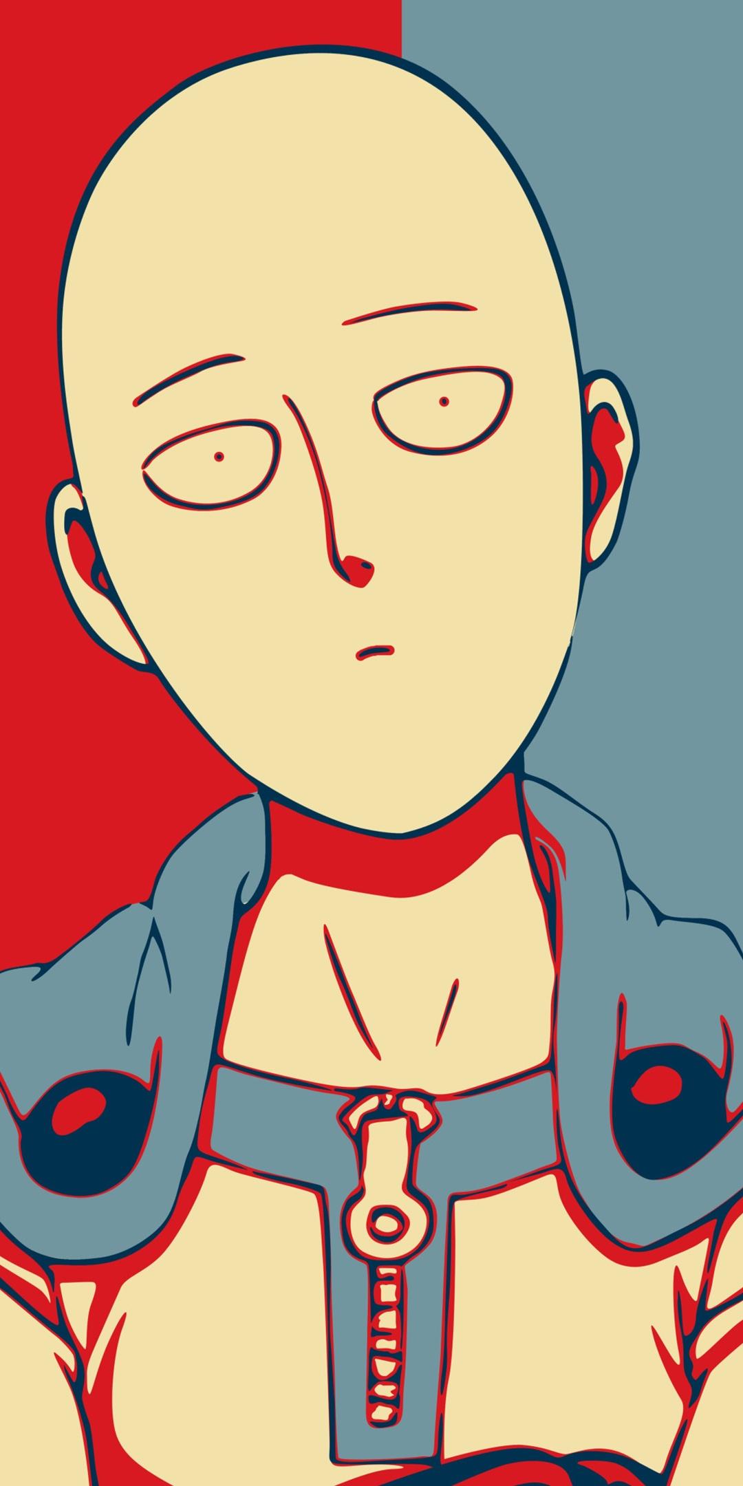 1080x2160 Saitama Wallpaper 4K, One Punch Man, Others