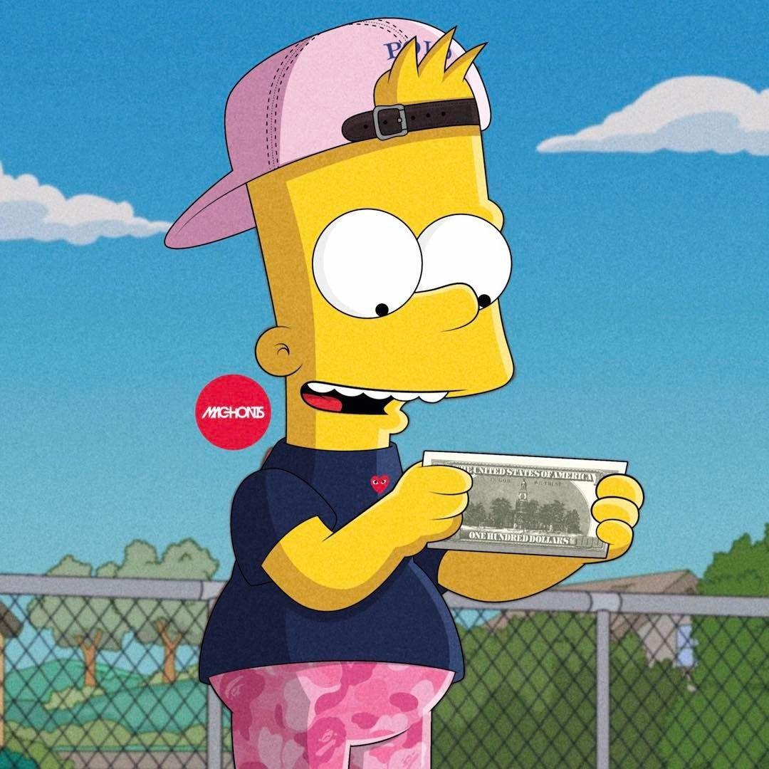 Bart Simpson Wearing Brands Wallpapers - Top Free Bart Simpson Wearing ...