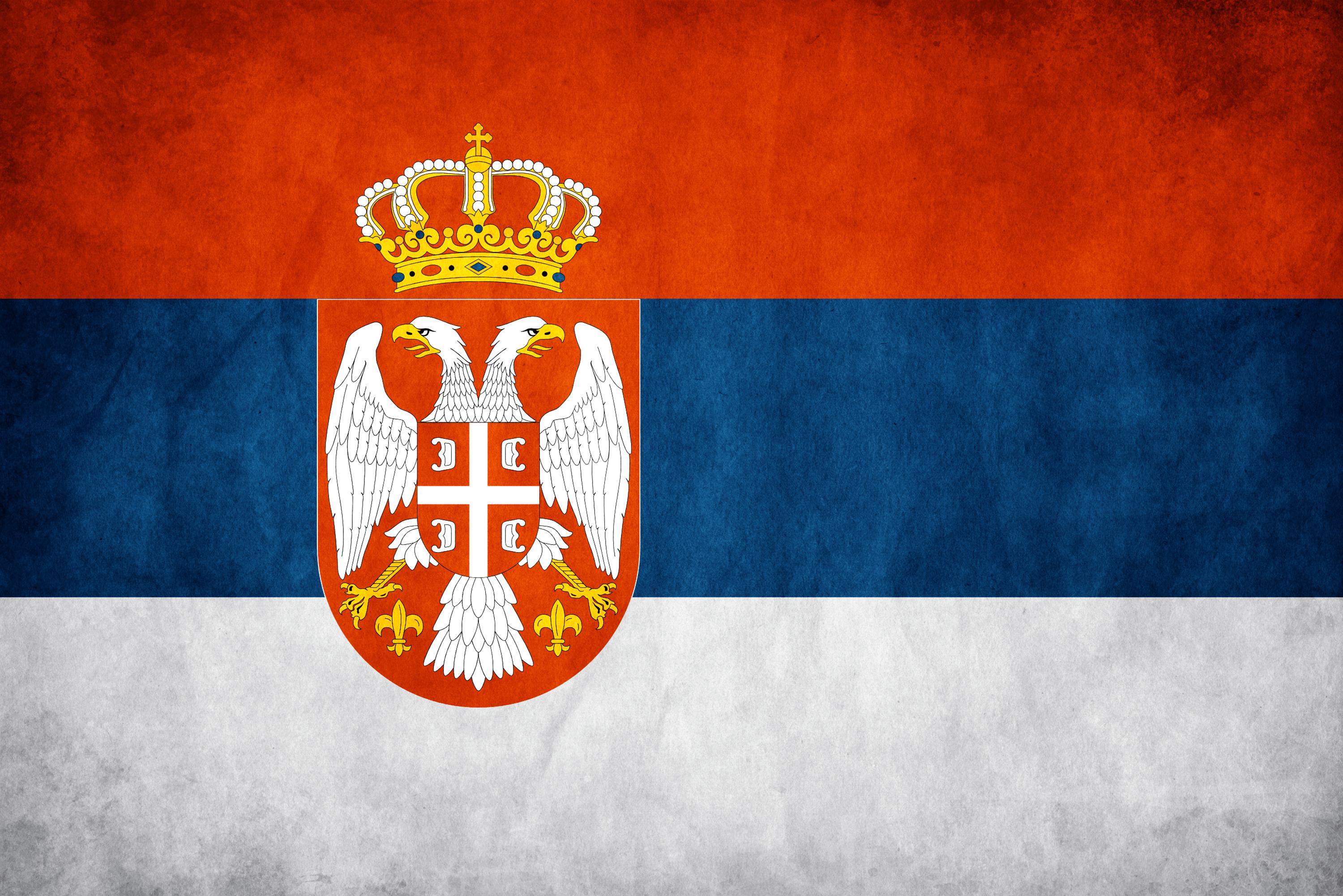 3000x2001 Serbian Flag HD Wallpaper and Background
