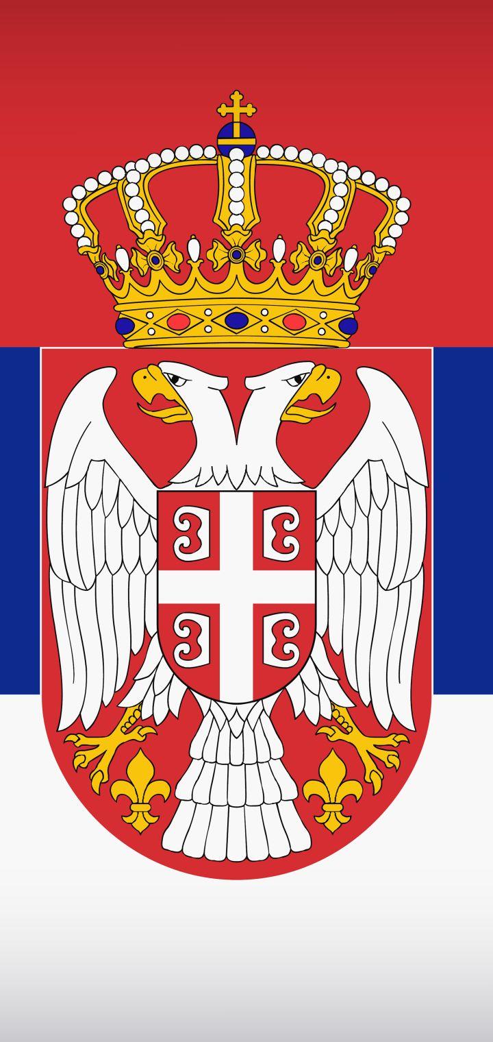 720x1520 Download Serbian Flag wallpaper for mobile phone, free Serbian Flag HD picture
