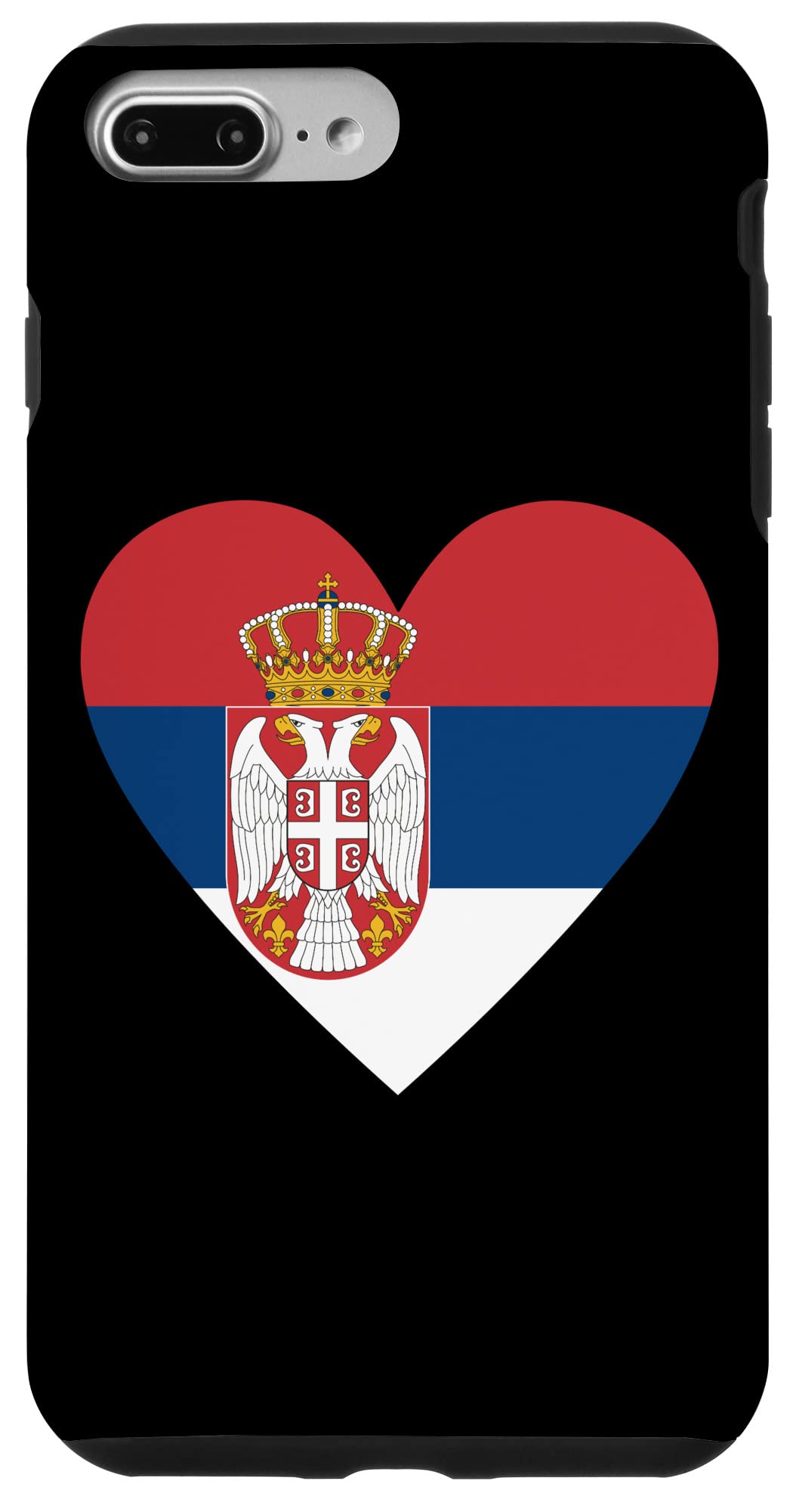 1054x2000 IPhone 7 Plus 8 Plus Serbia Heart, Srbija, Yugoslavia, Serbian Pride, Serbia Flag Case : Cell Phones & Accessories