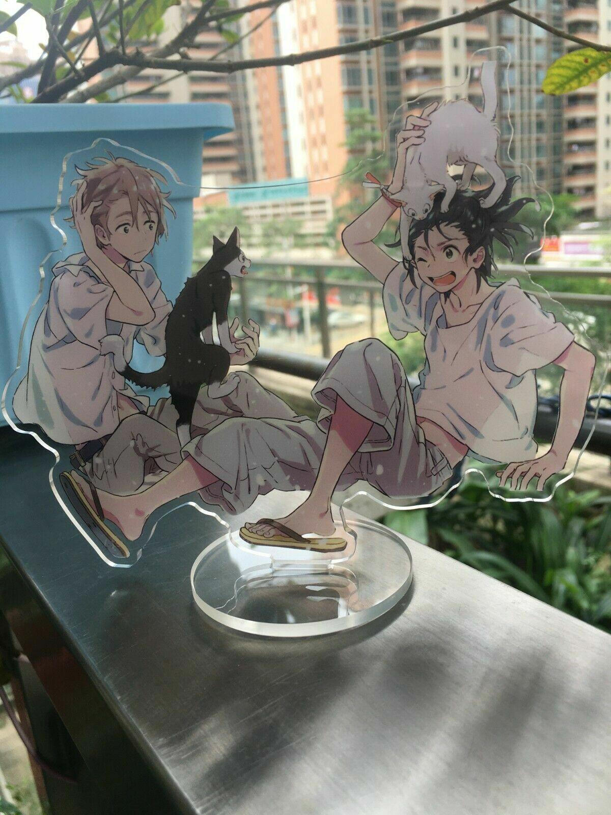 1200x1600 Anime Umibe no Etranger Chibana Mio Hashimoto Shun Acrylic Stand Figure