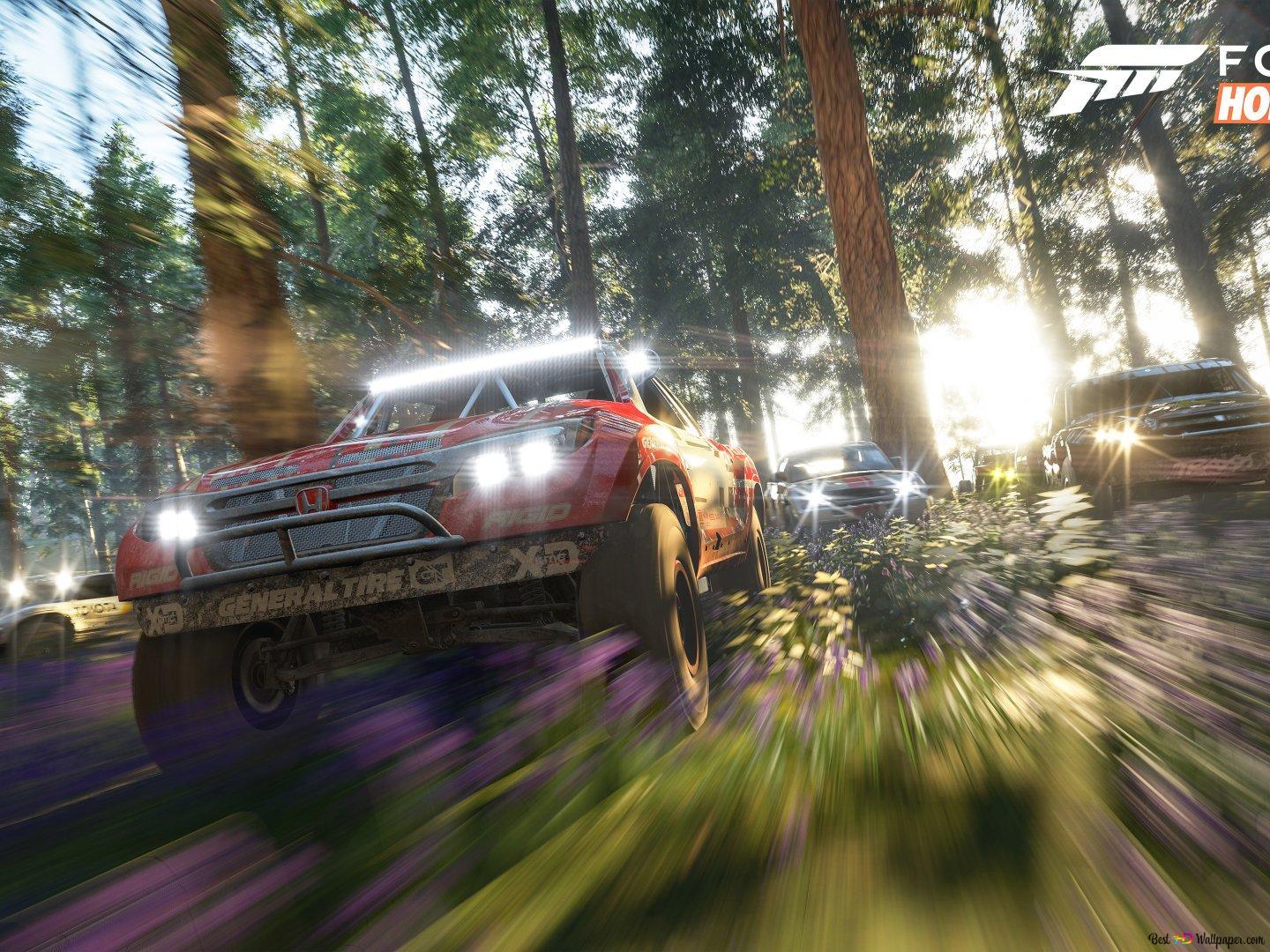 1440x1080 Forza horizon 4 in the forest HD wallpaper download