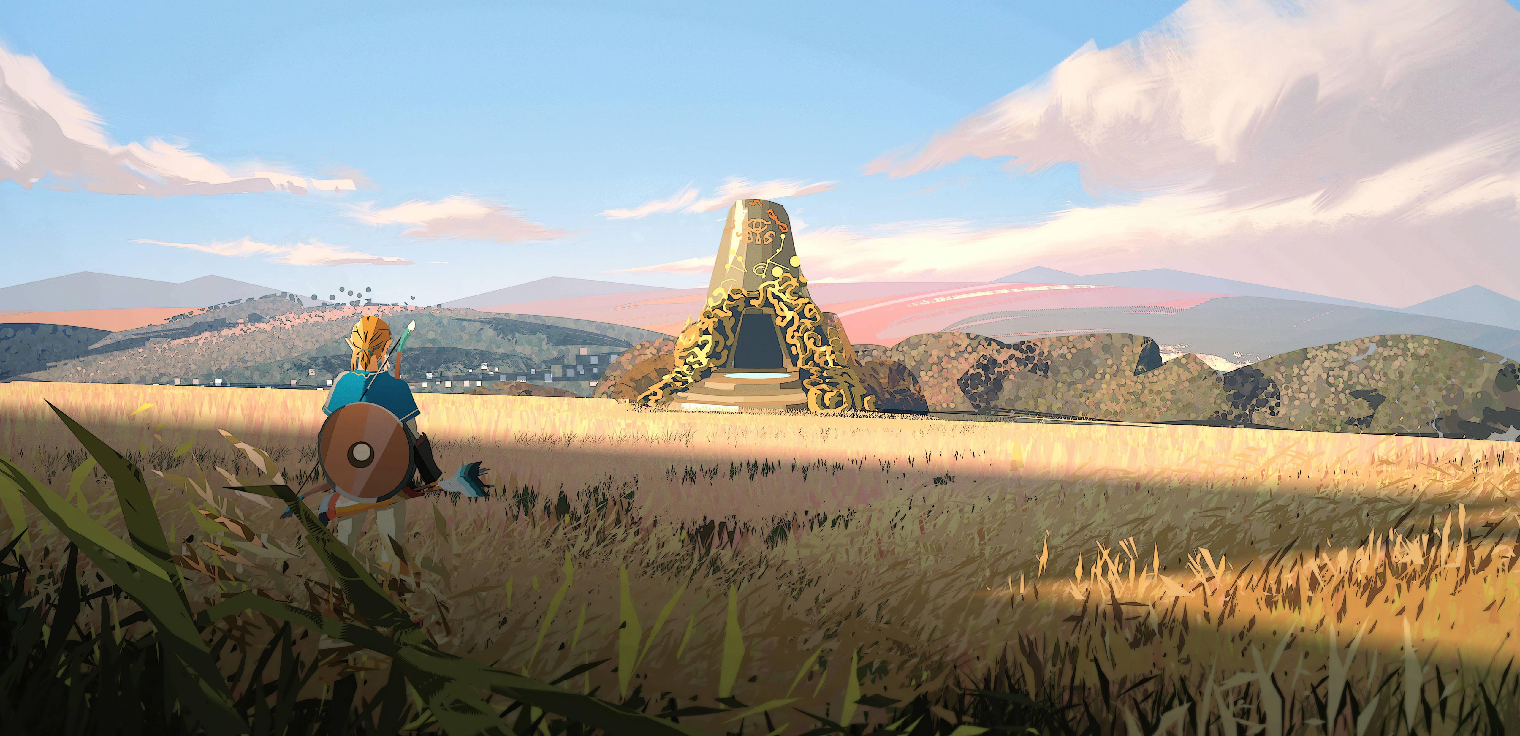 5120x2479 The Legend Of Zelda Art 5k Wallpaper, HD