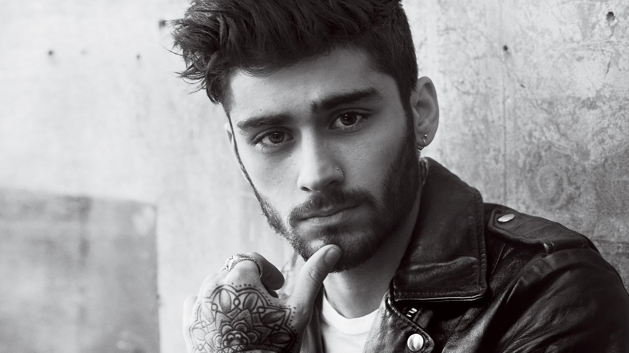2000x1125 Zayn Malik Black Wallpaper