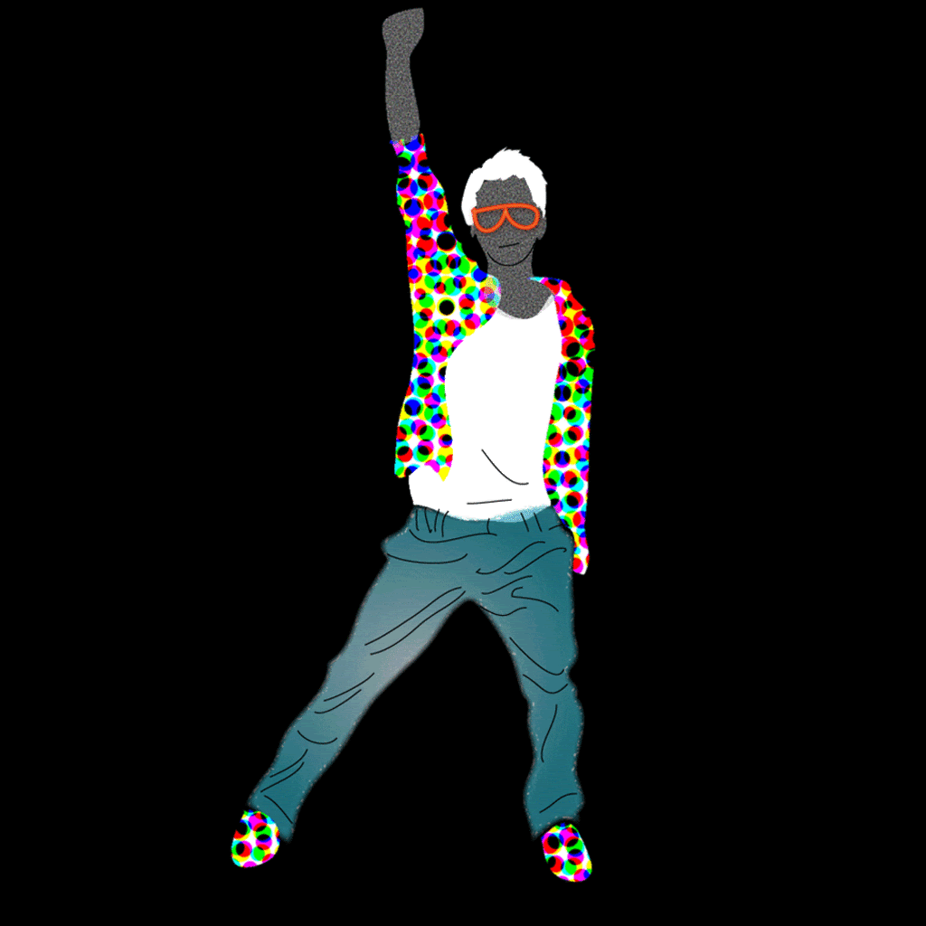 1024x1024 Neon Dance Picture, Photo, and Image for Facebook, Tumblr, Pinterest, and Twitter